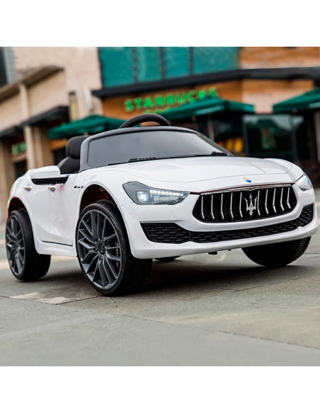 LT880 MASERATI GHIBLI voiture électrique pour enfants avec lumière LED 12V e MP3
