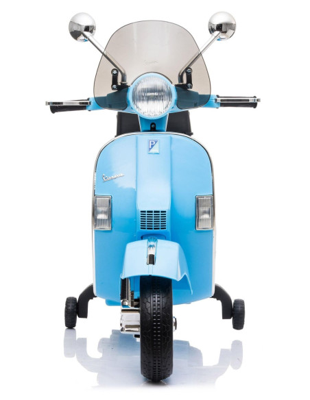 Piaggio Vespa PX 150 Full Electrique 12V pour Enfant avec coffre et paravent MP3