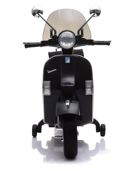 Piaggio Vespa PX 150 Full Electrique 12V pour Enfant avec coffre et paravent MP3