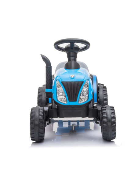 LT921 Tracteur électrique enfants New Holland Small 6V remorque lumières et sons