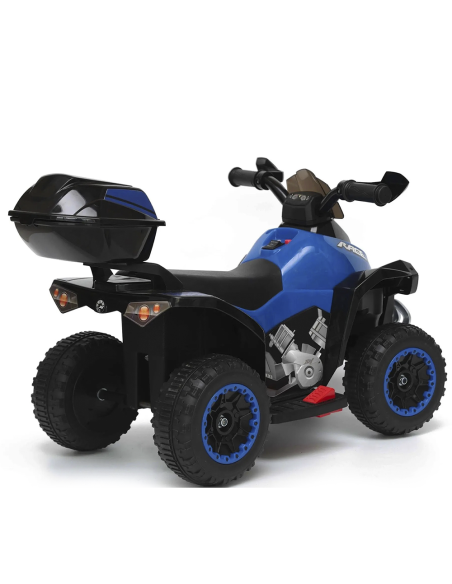 LT928 Mini quad électrique enfants Deluxe 6V lumières sons et coffre rangement
