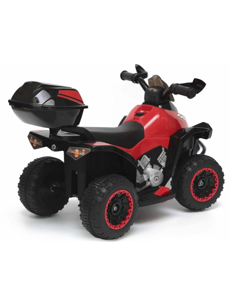LT928 Mini quad électrique enfants Deluxe 6V lumières sons et coffre rangement