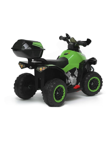 LT928 Mini quad électrique enfants Deluxe 6V lumières sons et coffre rangement