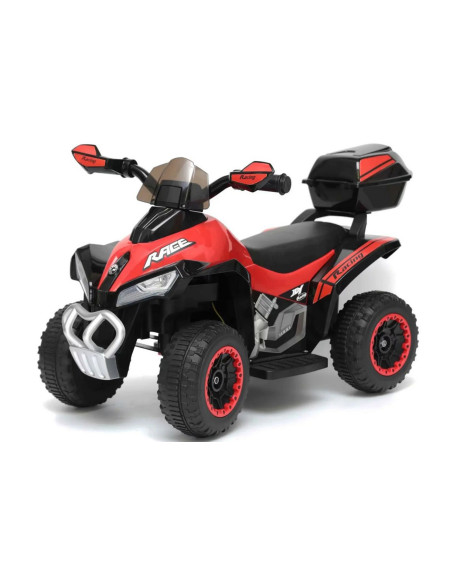 LT928 Mini quad électrique enfants Deluxe 6V lumières sons et coffre rangement