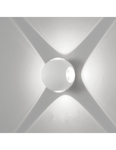 Applique mural Lampe LED Ronde 12W Angle de Lumière 120° 6500K Lumière Froide