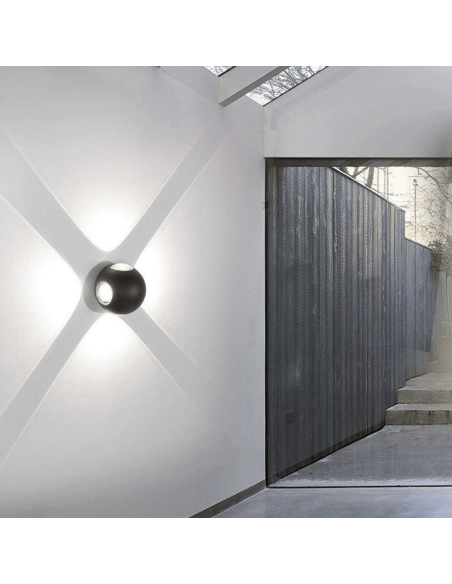 Applique mural Lampe LED Ronde 12W Angle de Lumière 120° 6500K Lumière Froide