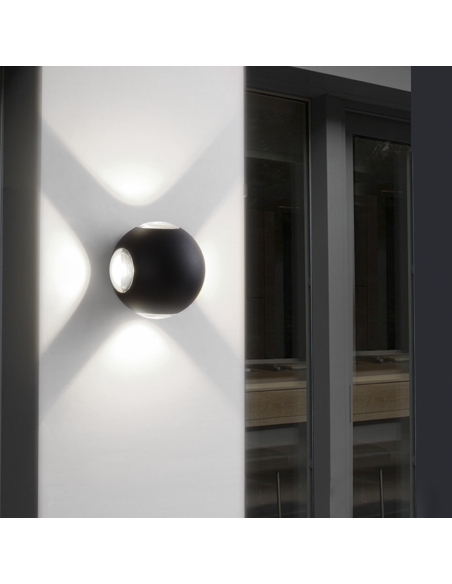 Applique mural Lampe LED Ronde 12W Angle de Lumière 120° 6500K Lumière Froide