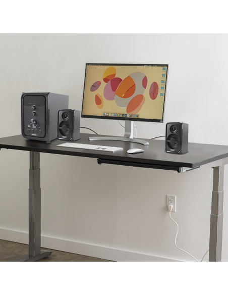 Enceintes d'ordinateur 2.1 caisson de basses 1000W Q-YX107T Connexion Bluetooth