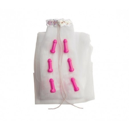 Accessoire enterrement de jeune fille (Voile avec motif pénis) 748944 