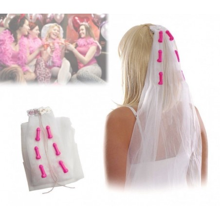 Accessoire enterrement de jeune fille (Voile avec motif pénis) 748944 