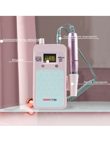 Mini ponceuse à ongles professionnelle 35000...