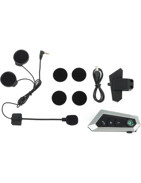 Kit d'appel sans fil pour casque de moto avec écouteurs Bluetooth étanches