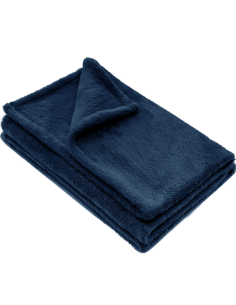 Plaid en peluche unicolore pour lit individuel Barcelone... 2