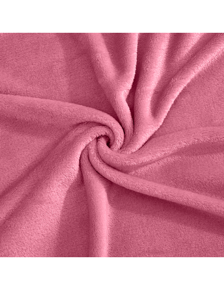 Couverture lisse pour lit matrimonial Barcelone 210x240cm, en peluche très douce