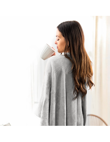 Châle avec cordon pour femme doux chaud pour...