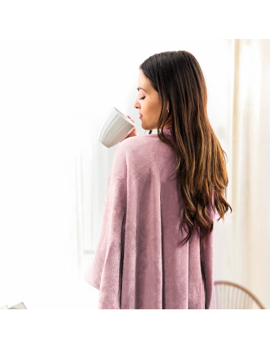 Châle avec cordon pour femme doux chaud pour...