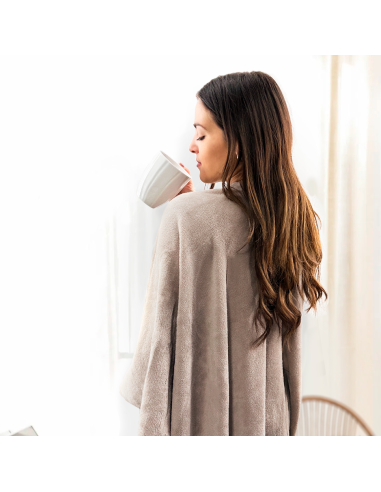 Châle avec cordon pour femme doux chaud pour...