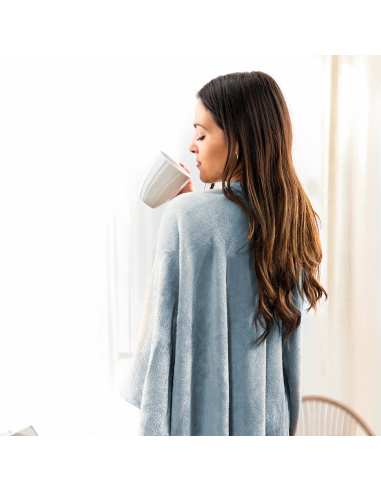 Châle avec cordon pour femme doux chaud pour...