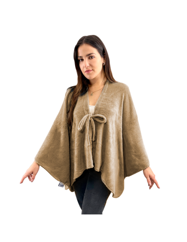 Châle avec cordon pour femme doux chaud pour...