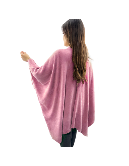 Châle avec cordon pour femme doux chaud pour l'hiver à la maison taille unique