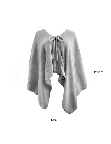 Châle avec cordon pour femme doux chaud pour...