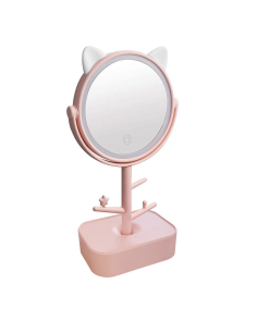 Miroir cosmétique lumière LED rechargeable pour table... 2