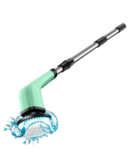 Brosse Électrique Rotative Sans Fil 3 en 1 pour Surfaces avec 3 Têtes