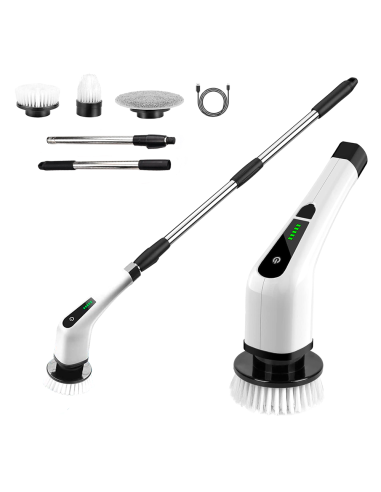 Brosse Électrique Rotative Sans Fil 3 en 1 pour...
