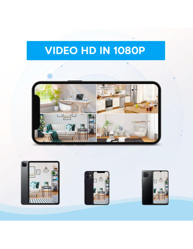 Mini Caméra Sans Fil Portable 4K HD Q-SX30 avec...