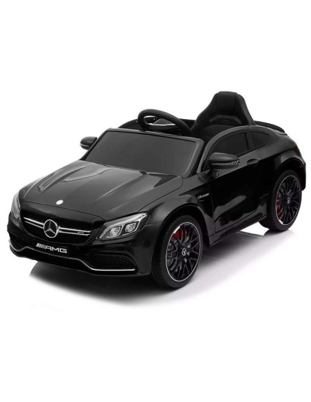 LT896 Voiture électrique enfants Mercedes C63 télécommande Phares MP3-AUX-USB