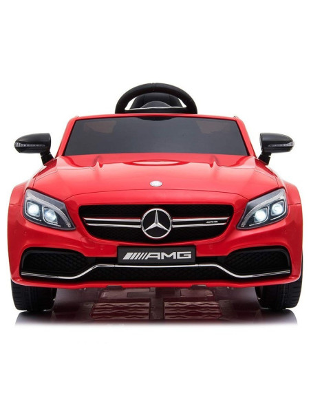 LT896 Voiture électrique enfants Mercedes C63 télécommande Phares MP3-AUX-USB