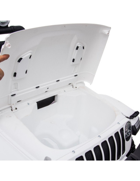 Jeep Wrangler pour enfants 12V BIPOSTO télécommandé lumières et sons écran MP4