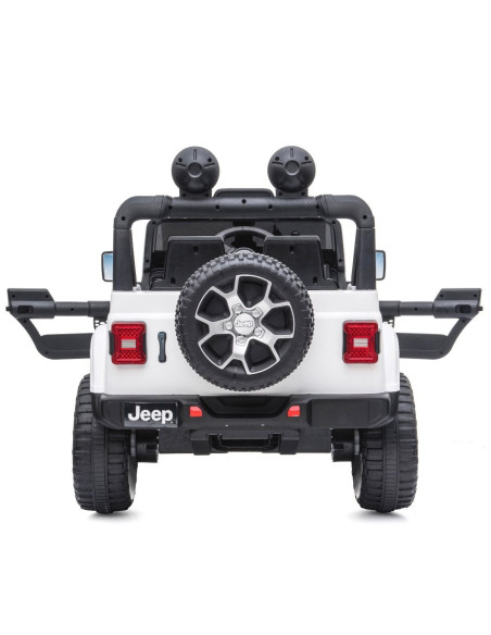 Jeep Wrangler pour enfants 12V BIPOSTO télécommandé lumières et sons écran MP4