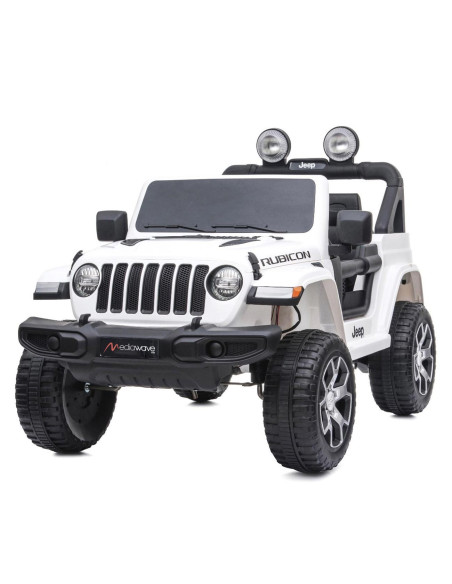 Jeep Wrangler pour enfants 12V BIPOSTO télécommandé lumières et sons écran MP4