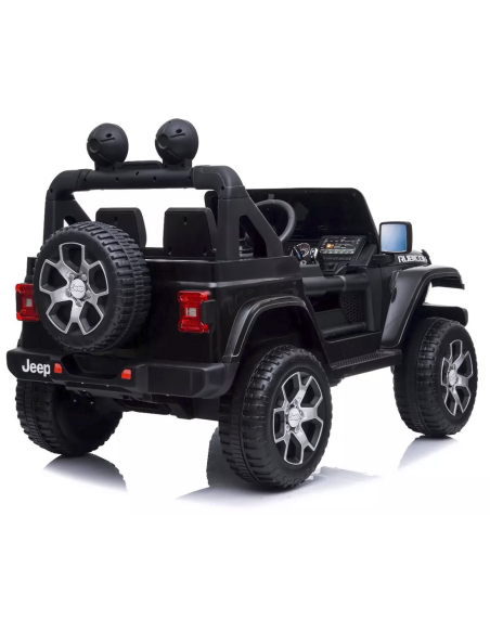 Jeep Wrangler pour enfants 12V BIPOSTO télécommandé lumières et sons écran MP4