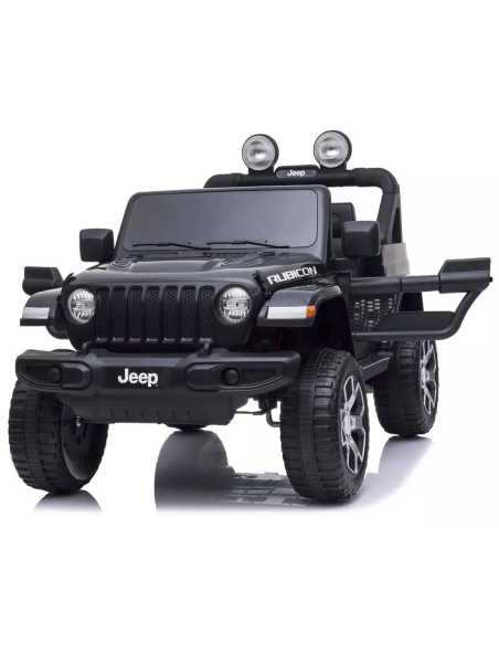 Jeep Wrangler pour enfants 12V BIPOSTO télécommandé lumières et sons écran MP4