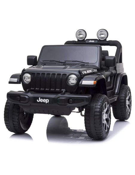 Jeep Wrangler pour enfants 12V BIPOSTO télécommandé lumières et sons écran MP4
