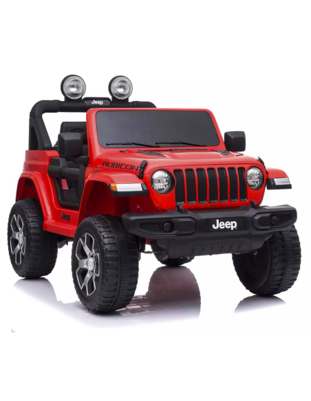 Jeep Wrangler pour enfants 12V BIPOSTO télécommandé lumières et sons écran MP4