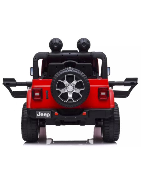 Jeep Wrangler pour enfants 12V BIPOSTO télécommandé lumières et sons écran MP4