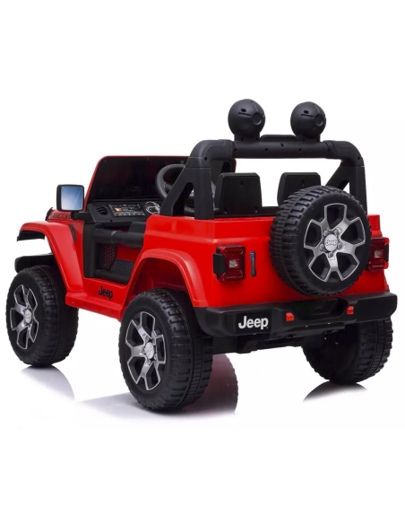 Jeep Wrangler pour enfants 12V BIPOSTO télécommandé lumières et sons écran MP4