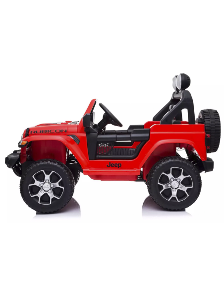 Jeep Wrangler pour enfants 12V BIPOSTO télécommandé lumières et sons écran MP4