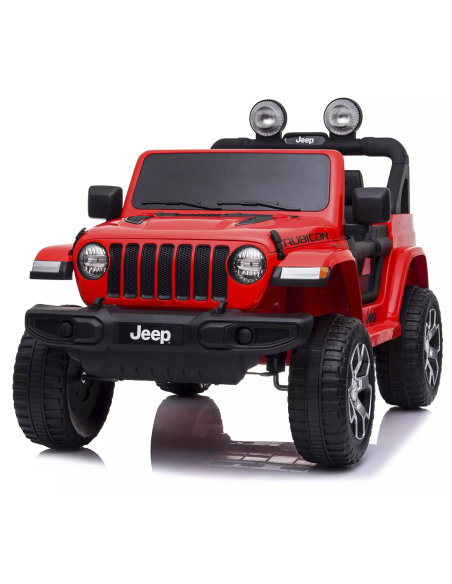 Jeep Wrangler pour enfants 12V BIPOSTO télécommandé lumières et sons écran MP4
