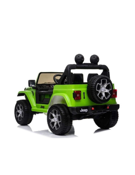 Jeep Wrangler pour enfants 12V BIPOSTO télécommandé lumières et sons écran MP4