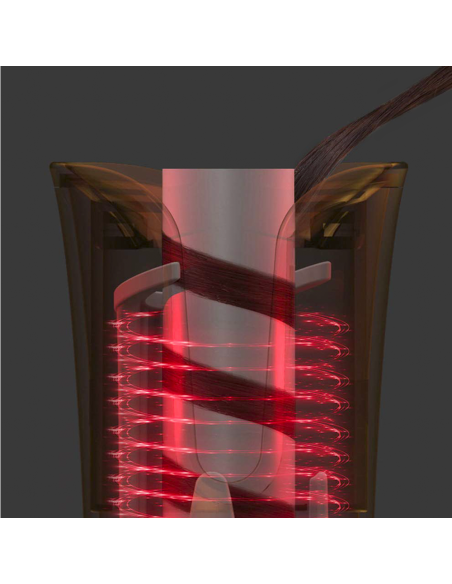 Fer à Friser Automatique à Double Rotation en Céramique avec 4 Températures