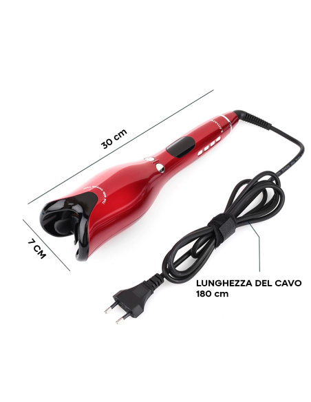 Fer à Friser Automatique à Double Rotation en Céramique avec 4 Températures