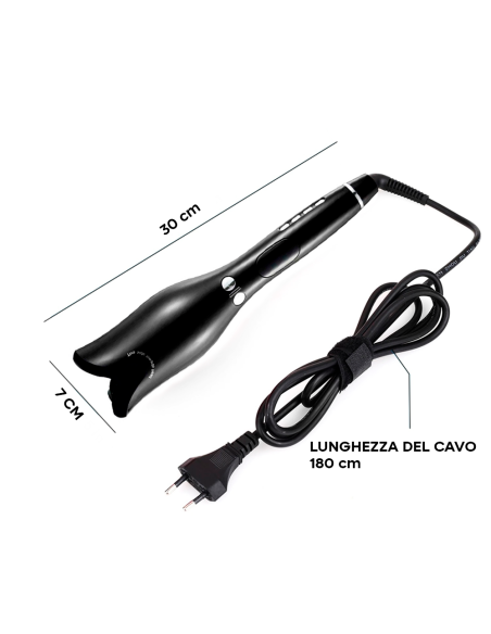 Fer à Friser Automatique à Double Rotation en Céramique avec 4 Températures