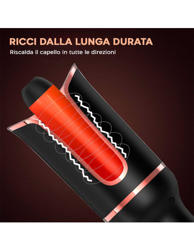 Fer à Friser Automatique à Double Rotation en...