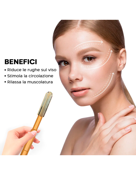 Bâton de Massage Facial Dispositif de Soin Visage Roller Stick