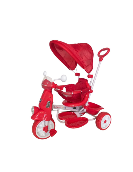 Tricycle pour enfants Deluxe LT917 Siège pivotant Lumières sons Pare-soleil