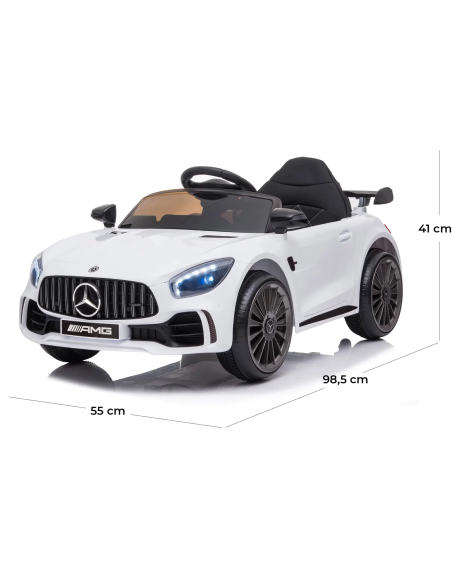 Voiture électrique enfants LT915 Mercedes AMG GTR 12V Lumières Sons Télécommande
